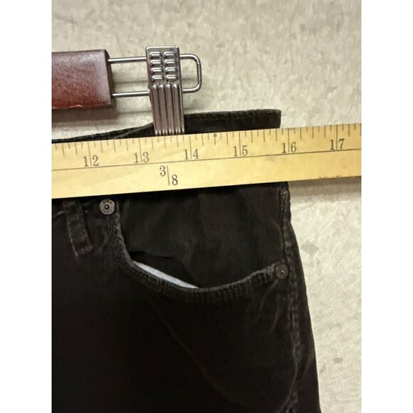 Abercrombie & Fitch Women's Pants Brown Corduroy Low Rise Straight Leg Size 6 - Picture 5 of 10